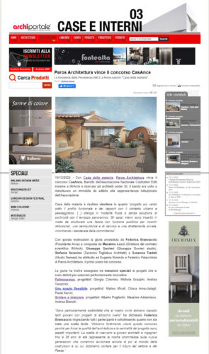 06 Primo Premio Concorso CasAnce